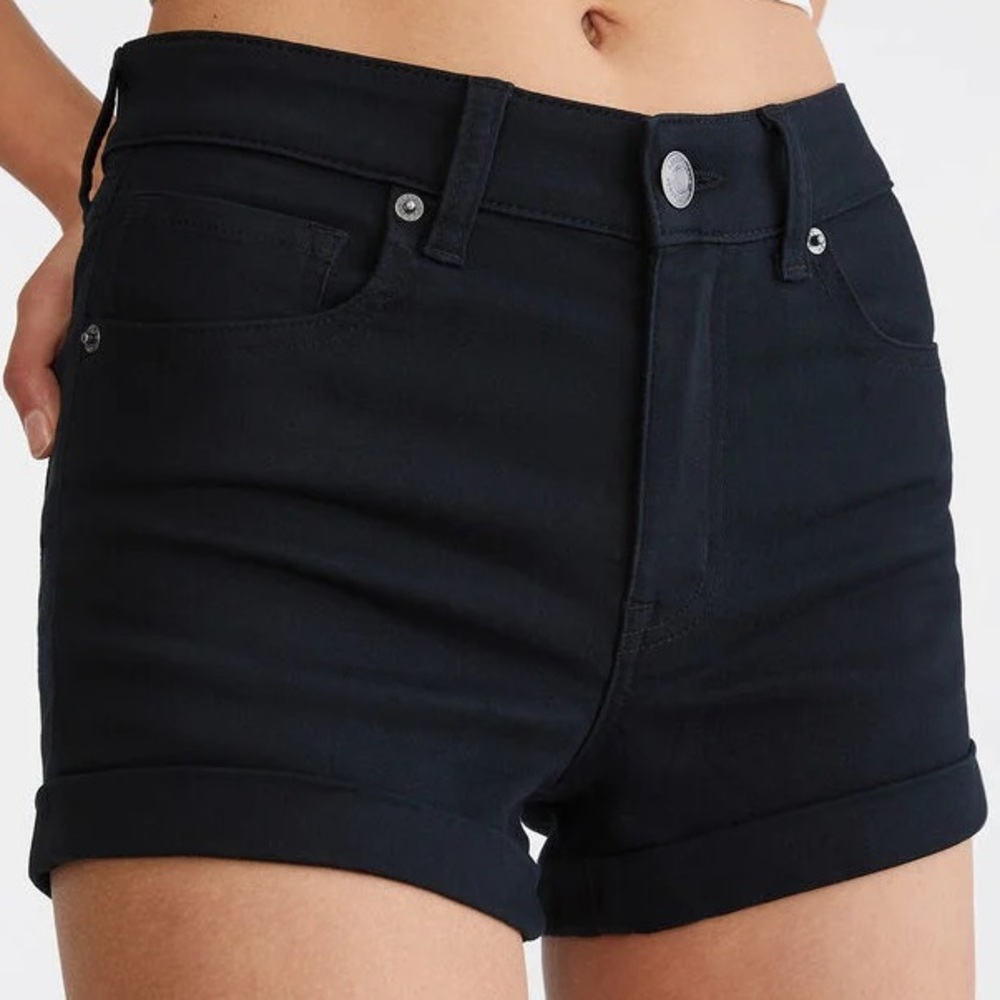Aeropostale | Denim High Rise Midi Short | 8